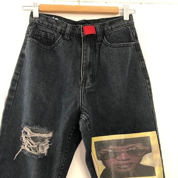 Cide Denim Womens High Waisted Jeans Size 25 (Measures as a 24) - Picture 4 of 7